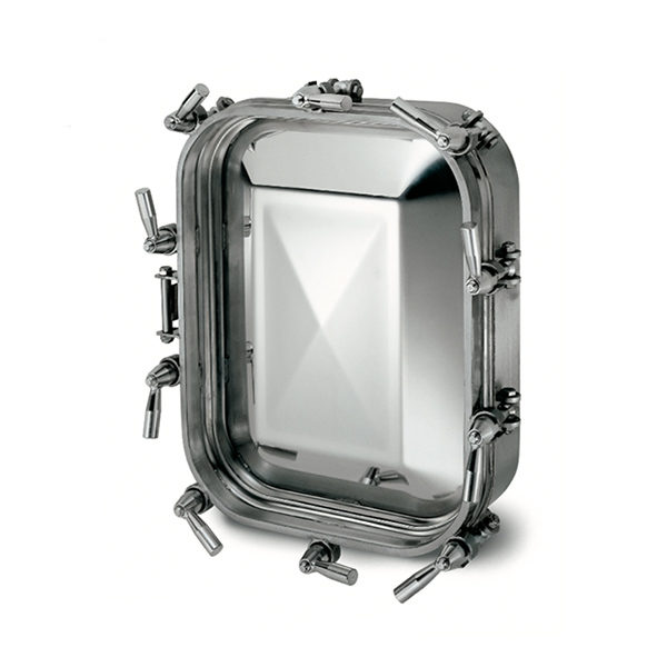 Porte rectangulaire inox